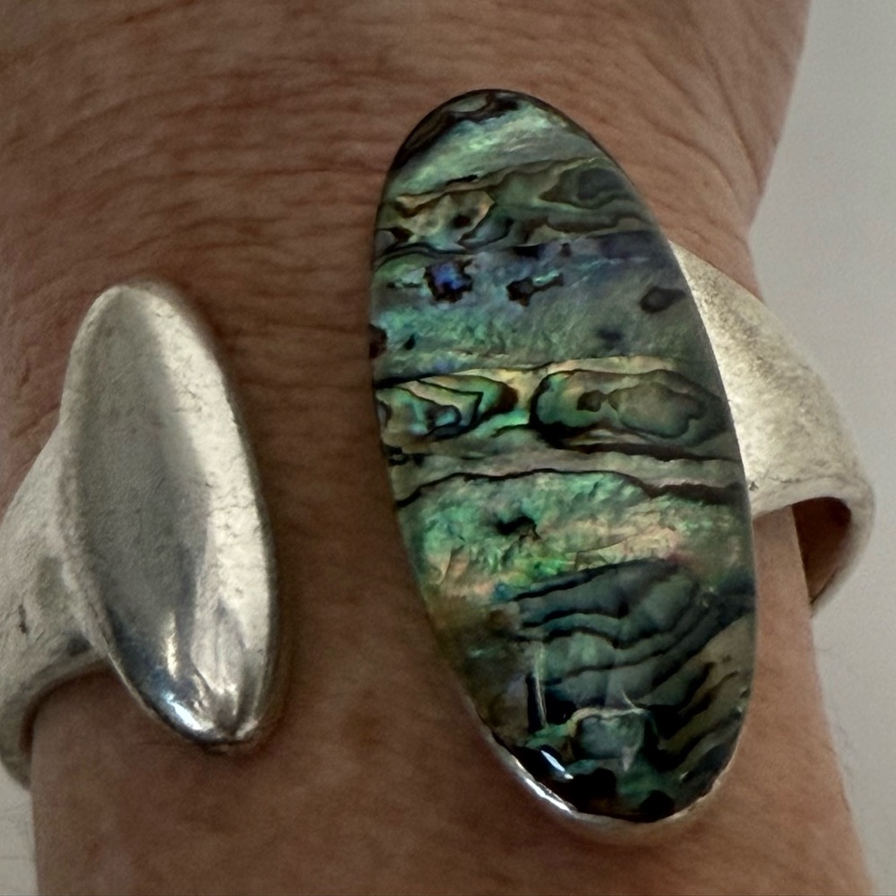 Sterling Silver Abalone Bracelet - Picture 3 of 3
